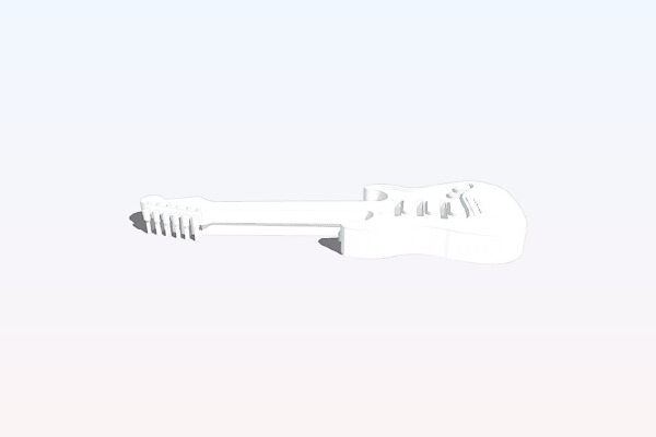 Guitar Pick Holder | 3d print model