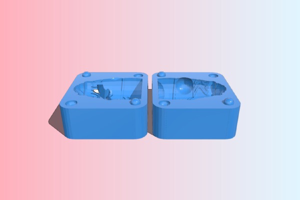 Squigglepeeps: Baldev Mold | 3d print model