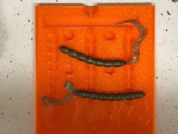Fishing Worm Mold