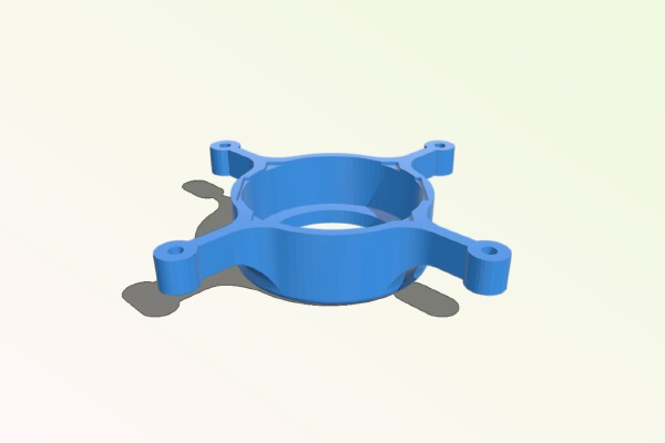 100W LED holder | 3d print model