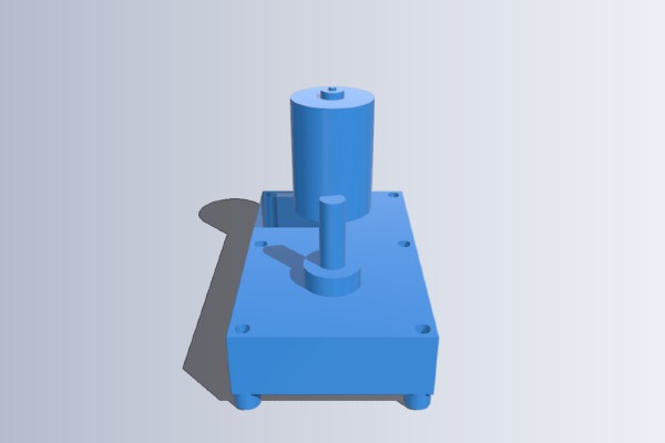 MOD--9902-DC1 Gear Motor Servo | 3d print model