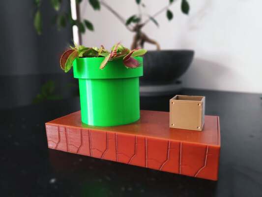 Venus Fly Trap Planter (self watering) | 3d print model