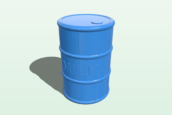 My Customized oil drum | 3d print model