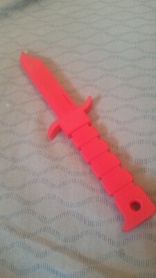 Assassination classroom Knife | 3d print model