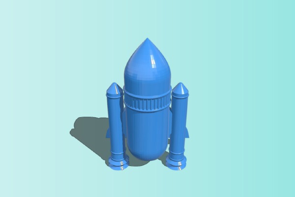 Simple Space Shuttle | 3d print model