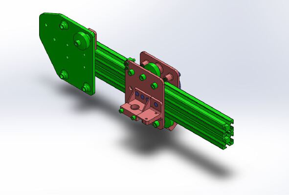 Tevo Tarantula simple modular X carriage with layer fan | 3d print model