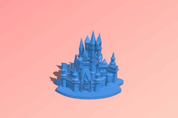 Cinderella's Castle Cinderella Castle | 3d print model