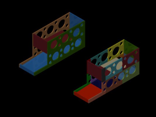Soda Fridge Pack Tray_Caddy | 3d print model