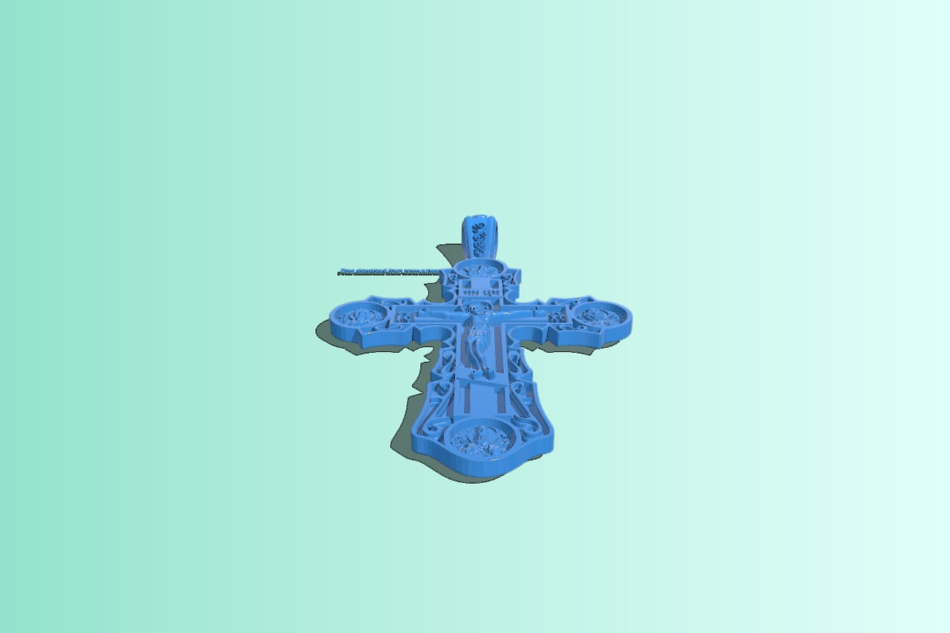 Cross symbol pattern