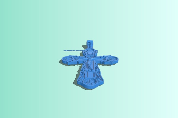 Cross symbol pattern | 3d print model
