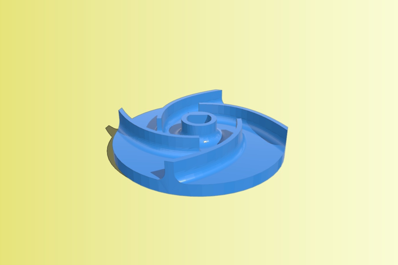Impeller for the submersible pump