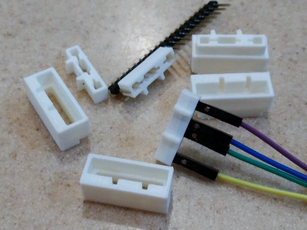 Header Pin Block Connector Plug 0.1" _ 2.54mm