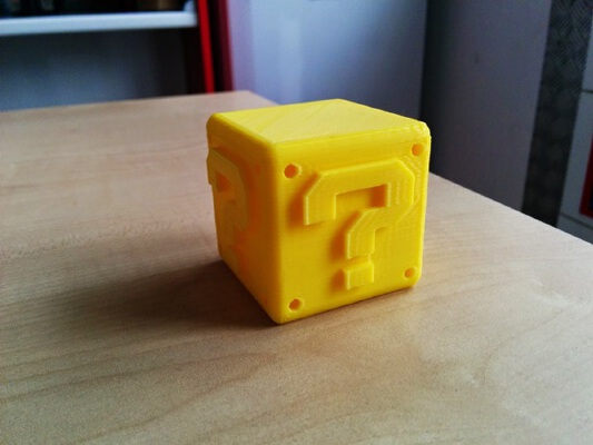 Mario Question Box | 3d print model