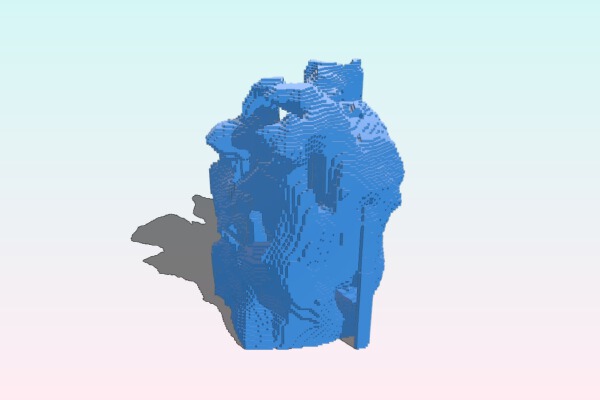 Minecraft Mountain #9 | 3d print model