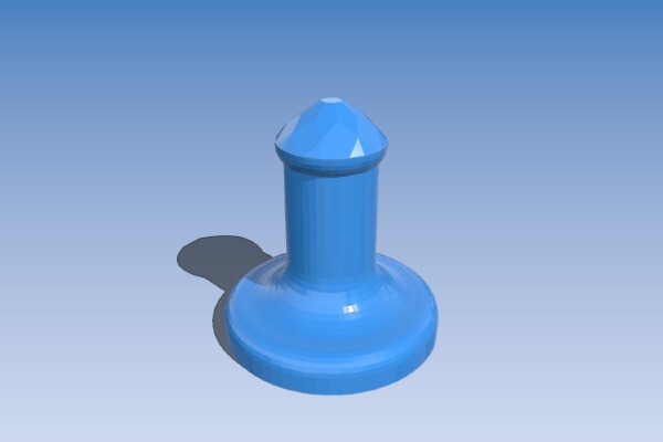 60mm Diamond Tamper | 3d print model