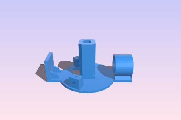 Polargraph Gondola - Uses coins for weight | 3d print model