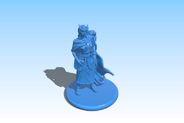 Tiefling alchemist | 3d print model