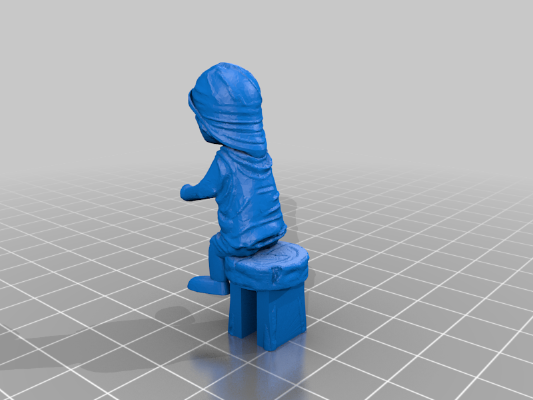 Tea Bag Fisherman | 3d print model