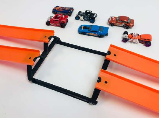 Modular 3D printed jump ramp for HotWheels tracks | 3d print model