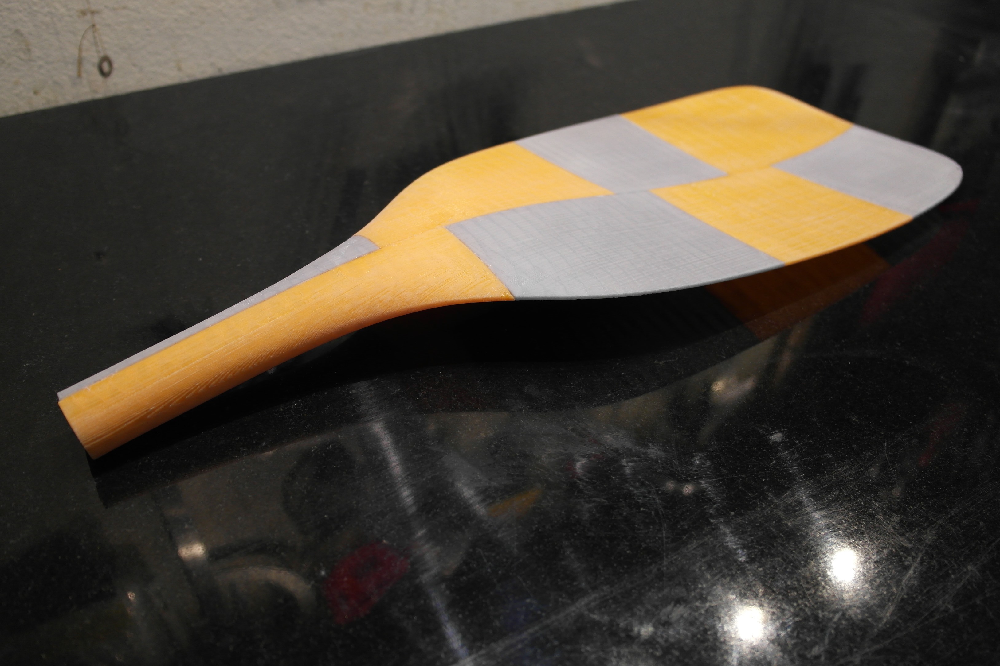 SUP Paddle - PLA _ Bamboo _S-glass _ Bio-epoxy
