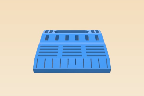 Desktop organizer for USB, SD, Micro SD, & Samsung T5 | 3d print model