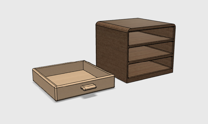 Box With Drawers | 3d print model
