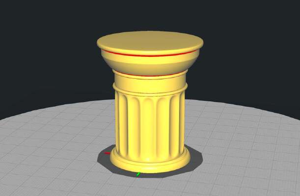 Column Pedestal | 3d print model