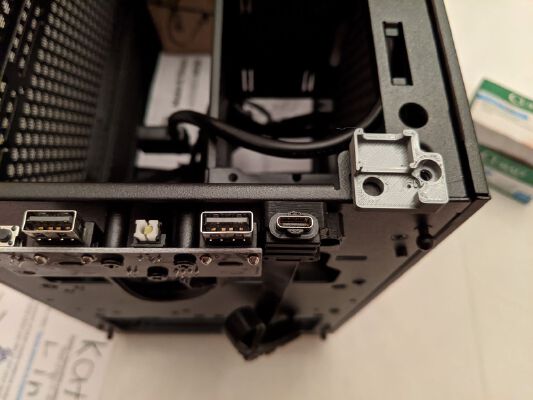 NR200 USB-C Front Panel | 3d print model
