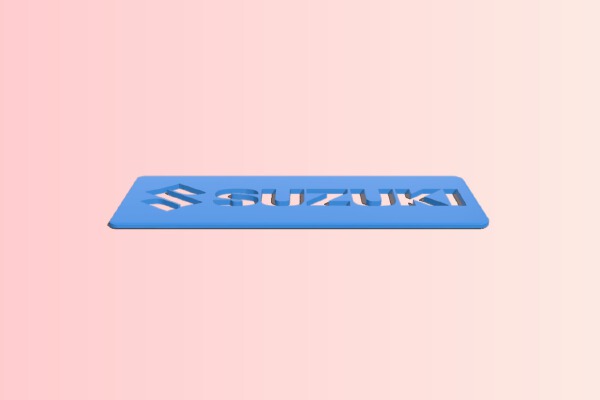 Suzuki logo | 3d print model