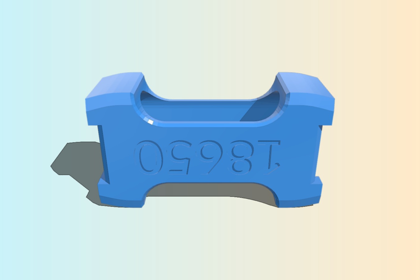 18650 battery case for FPV goggles
