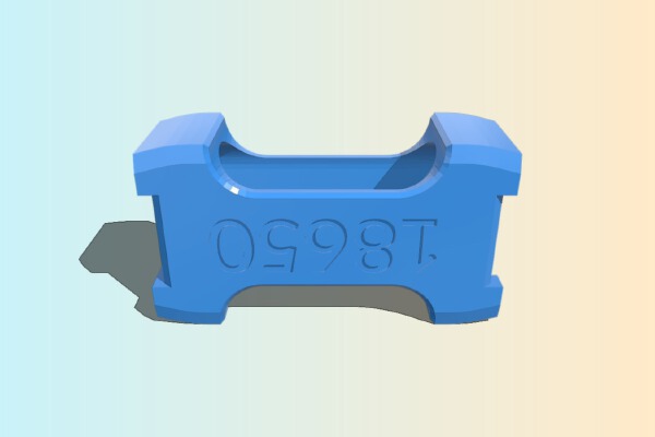 18650 battery case for FPV goggles | 3d print model