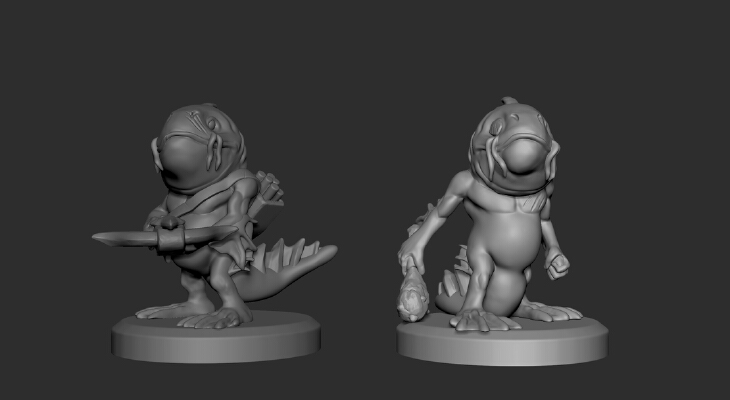 Locathah Hunter | 3d print model