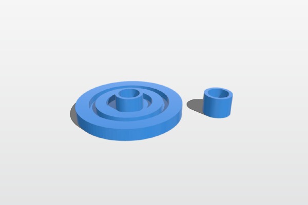 Foot replacement for Technics SL-DL1 | 3d print model