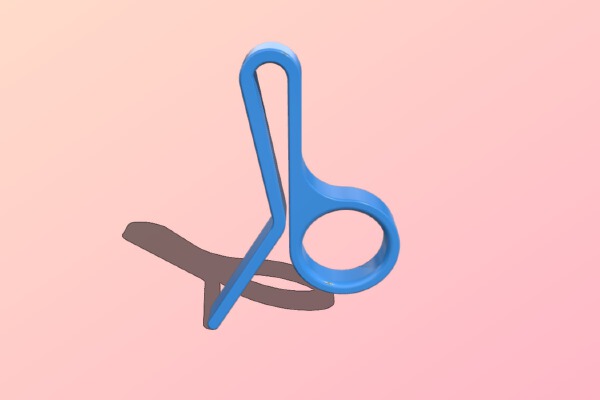 Larger simple bag clip | 3d print model