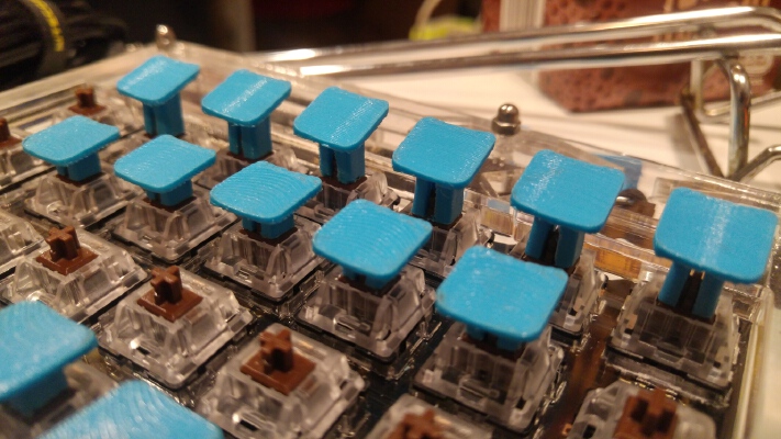 typewriter ish keycaps for mx switches | 3d print model