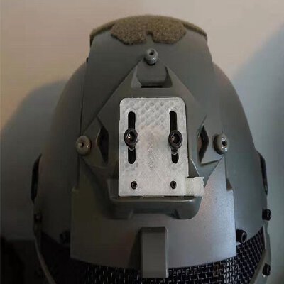 Fast helmet QD plate | 3d print model
