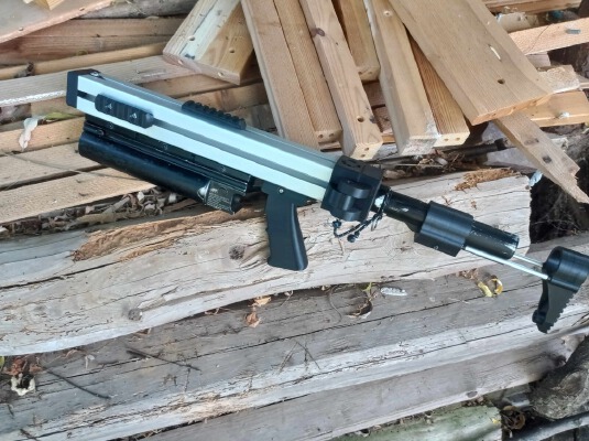 Open source airsoft modular grenade launcher chassis system - EGLC | 3d print model