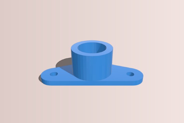 Spool Holder for 20mm rod or pipe | 3d print model