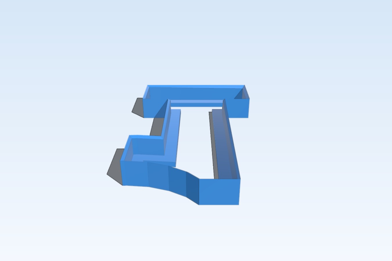 Number 1 cookie cutter
