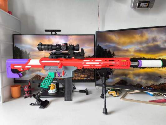 Longbow nerfgun | 3d print model