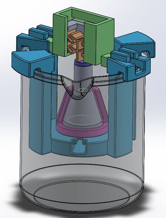 Wax Thermostatic Element and Beaker Testing Holder