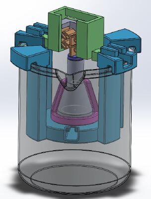 Wax Thermostatic Element and Beaker Testing Holder | 3d print model