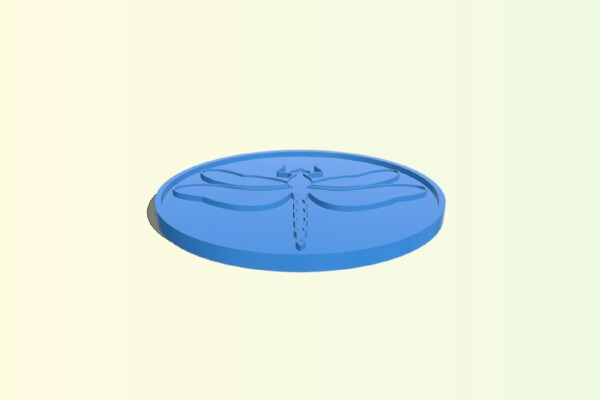 Dragonfly Fridge Magnet | 3d print model