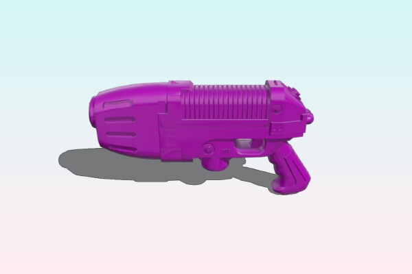 plasma pistol - cosplay scale - detailed | 3d print model