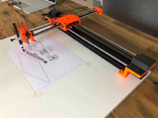 A3+ Drawing Machine (EBB Driver Board) | 3d print model