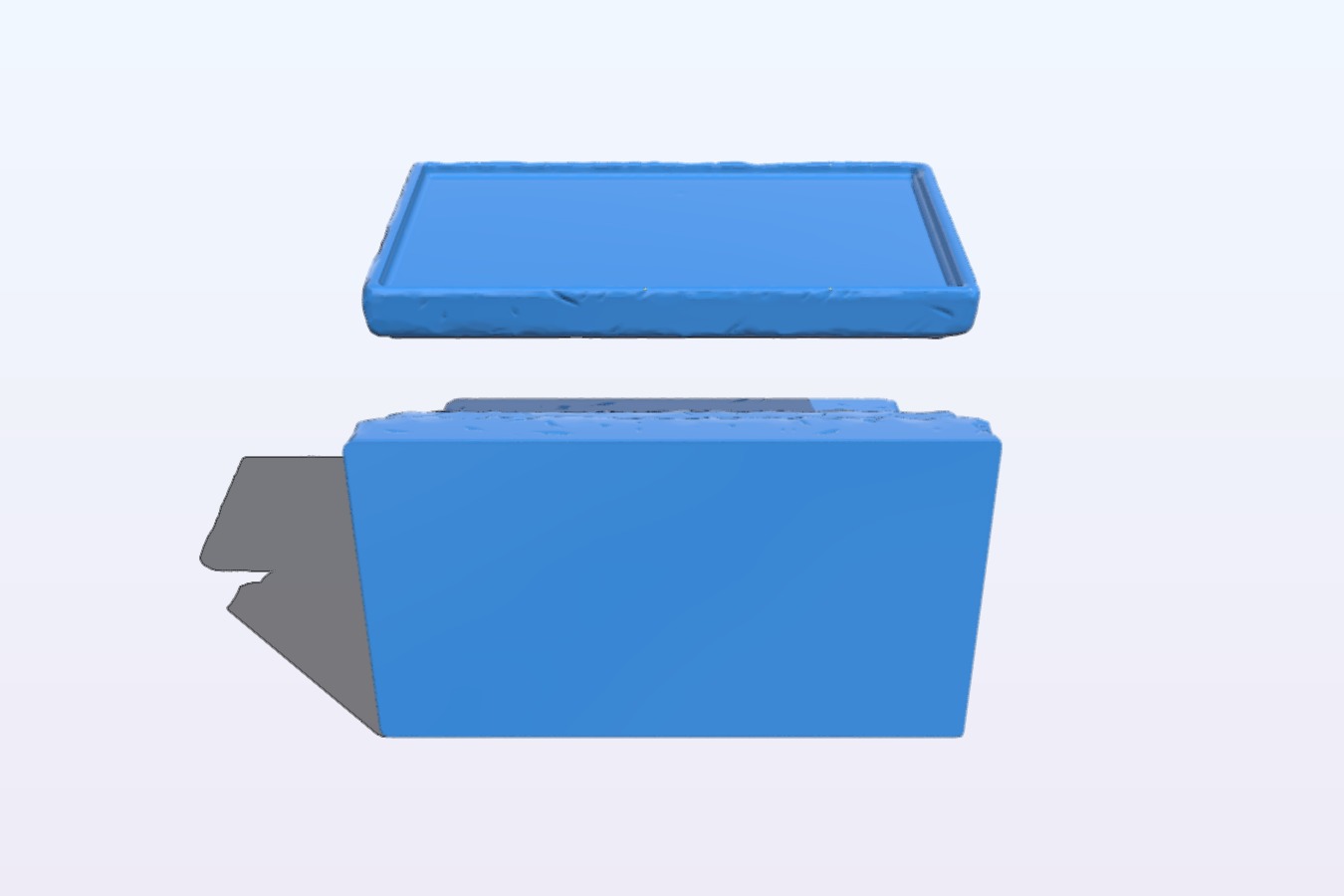 Altar or tomb with removable lid for tabletop RPG games