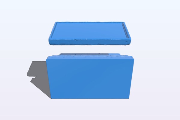 Altar or tomb with removable lid for tabletop RPG games | 3d print model