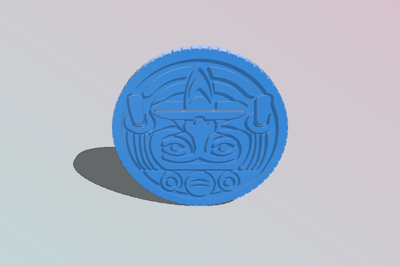 Aztec Coin Toothpaste Squeezer
