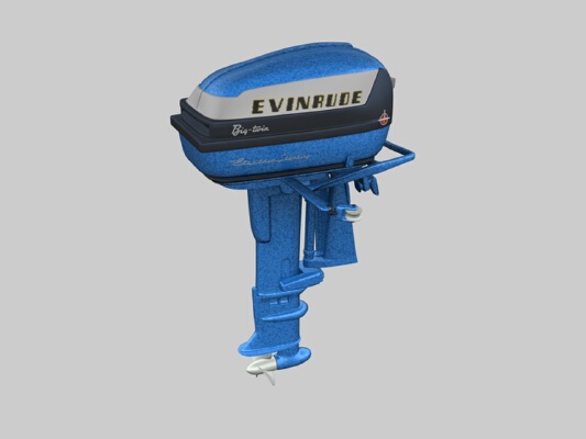 evinrude big twin Outboards | 3d print model