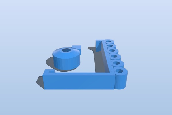 Multi Filament Guide for Anycubic I3 MEga | 3d print model